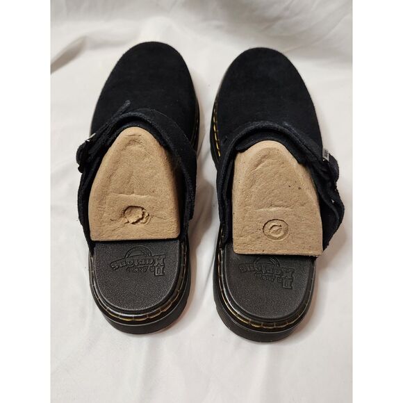 Dr. Martens Carlson Men’s 9 Black Suede Slingback main image 9